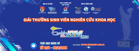 GIẢI THƯỞNG SINH VIÊN NGHIÊN CỨU KHOA HỌC – EURÉKA LẦN THỨ 26 NĂM 2024